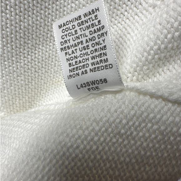 Cabela’s Vintage 90's Women's Lighthouse 1/2 Zip Embossed Sweater Cotton Size XL - Picture 11 of 11